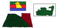 Флаг и карта Верхней Николоссии