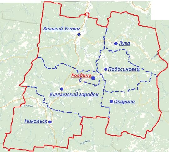 Карта ровдино шенкурского района архангельской области